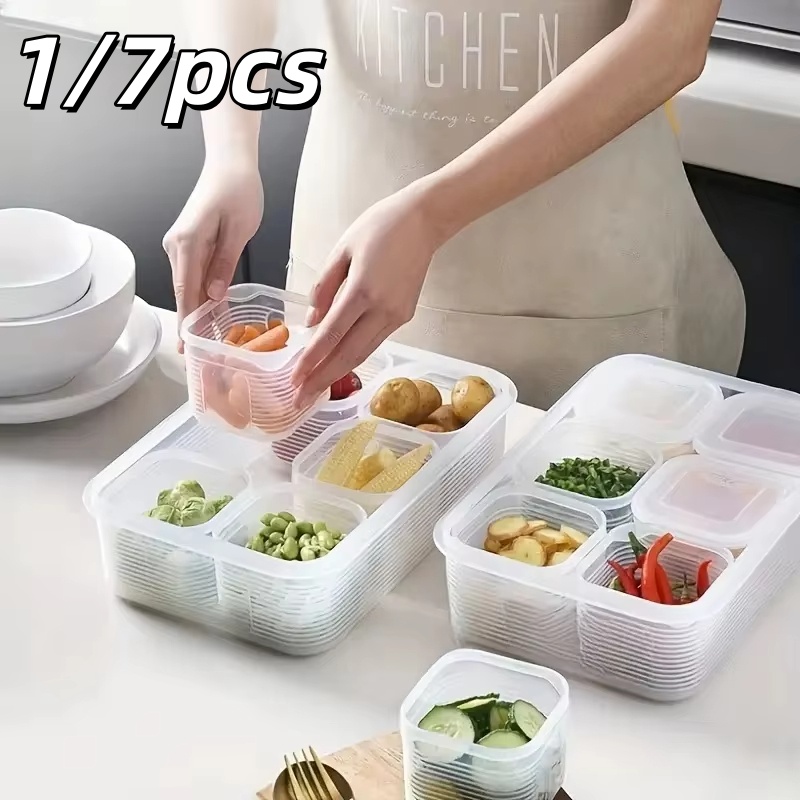1/7pcs Food Storage Container  - огляд і ціна Commercial Kitchen Utensils