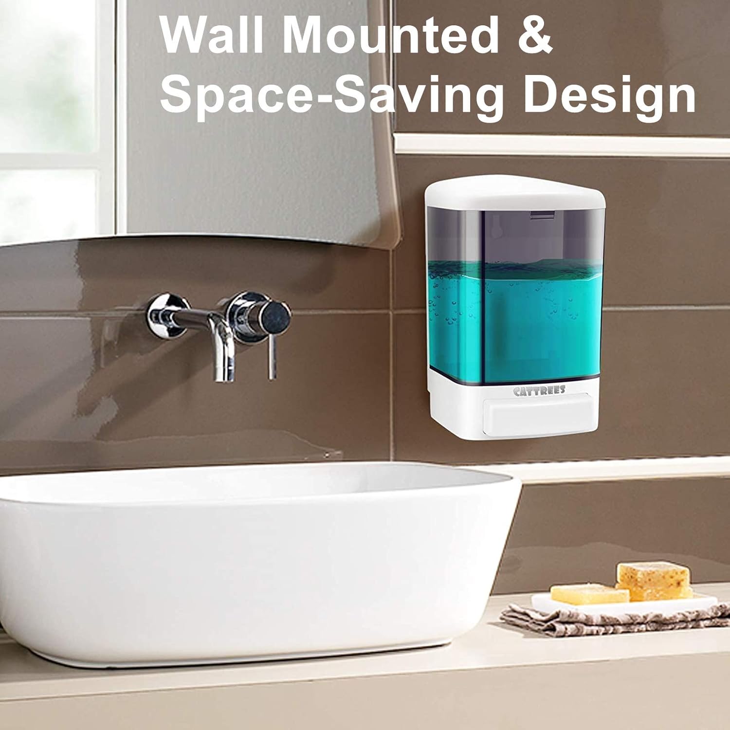 Manual Soap Dispenser 33.8oz W - огляд і ціна Commercial Kitchen Images