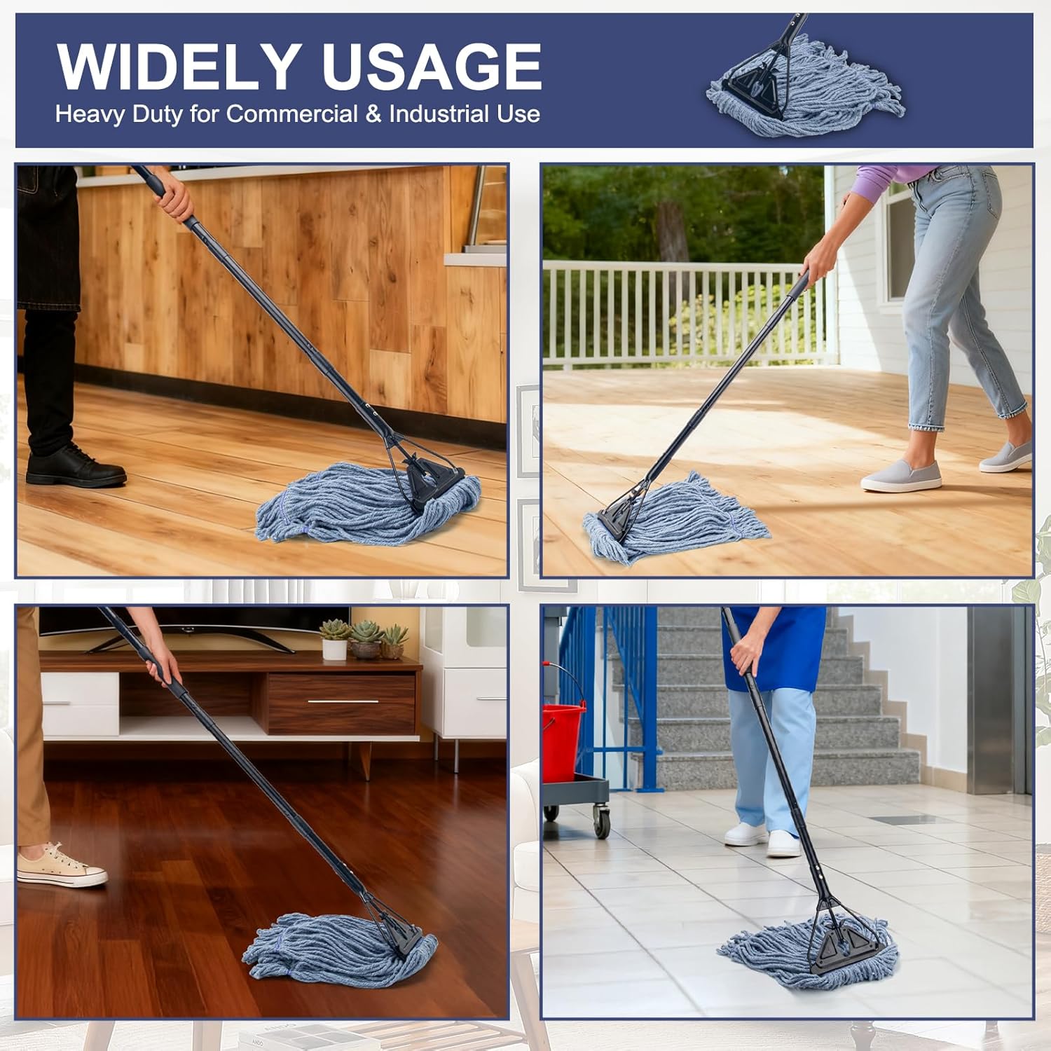 Heavy Duty Commercial Mop with - огляд і ціна Commercial Kitchen Images