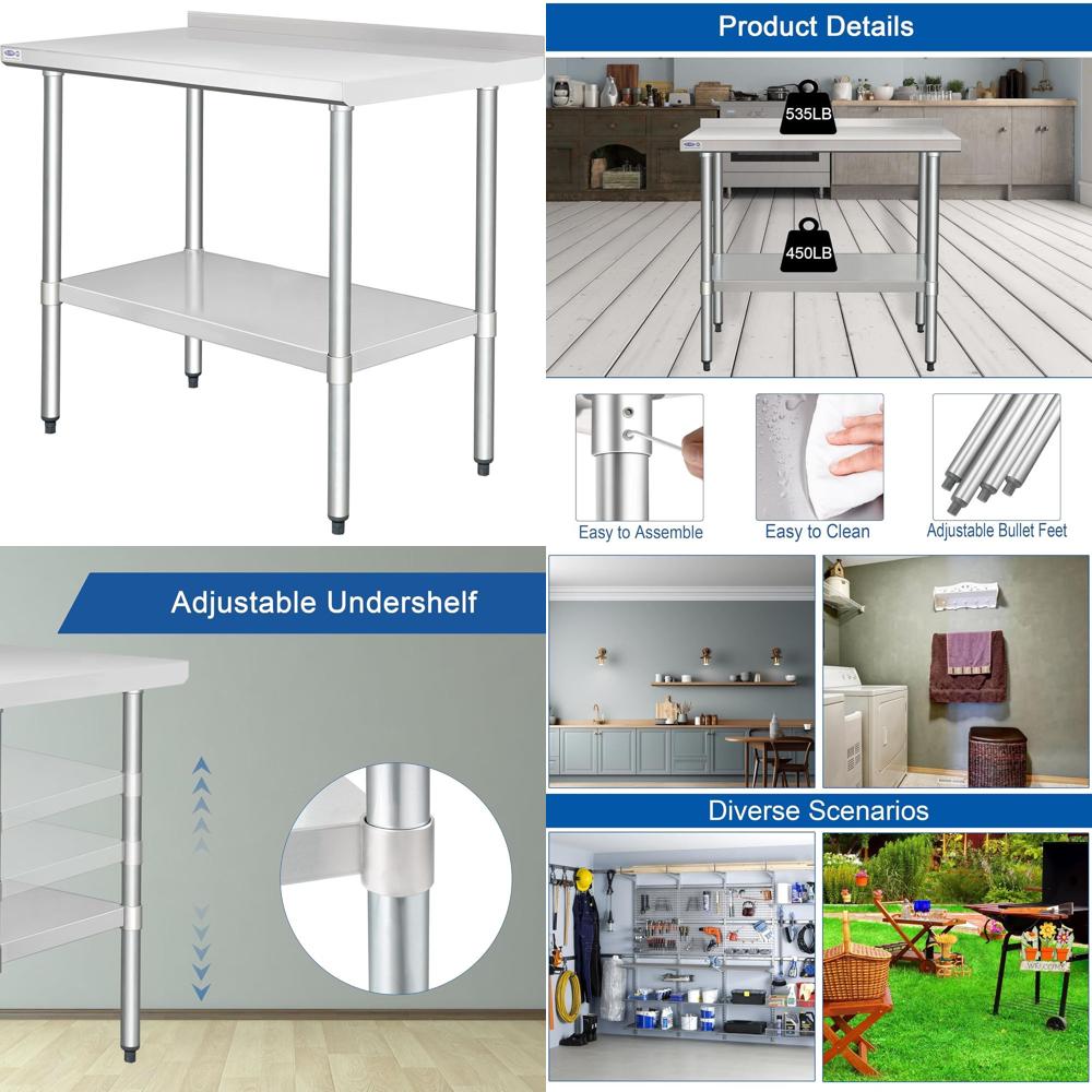 Stainless Steel Commercial Kit - огляд і ціна Commercial Kitchen Backsplash